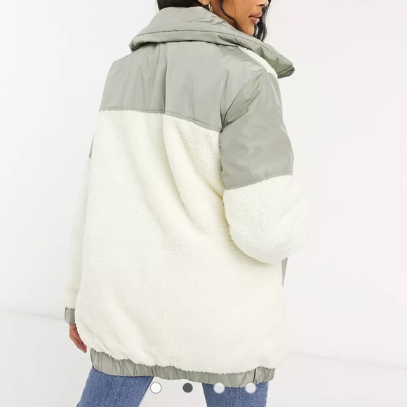 NWT threadbare panelled teddy coat 6 - Picture 3 of 16